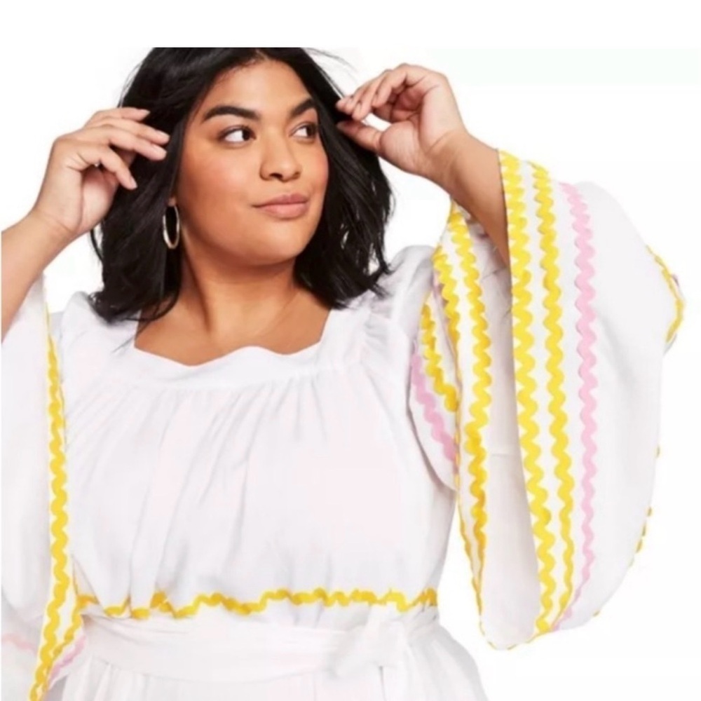 Lisa Marie Fernandez Cream Textile